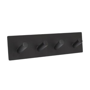 Towel Hanger 4-Hook A04 Black Matt, Svedbergs