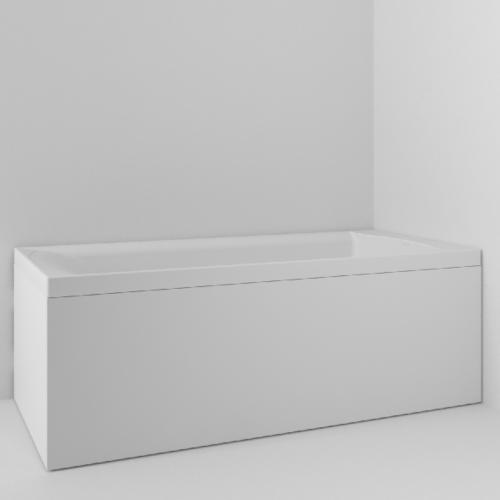 Akryl Badekar Kalix Hvid Inkl. Forside/Gavl, Svedbergs