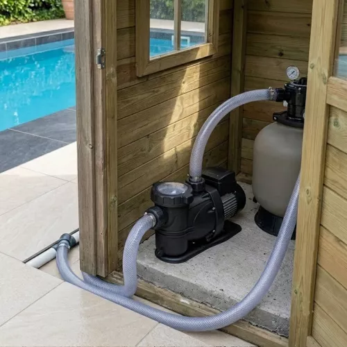 Swim & Fun Cirkulationspumpe 600W Nedgravet Selvansugende Poolpumpe