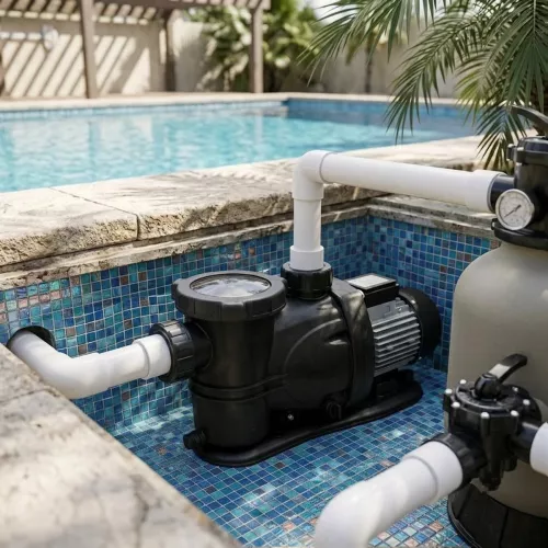 Swim & Fun Cirkulationspumpe 800W Nedgravet Effektiv Filtrering