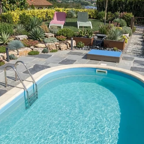 Swim & Fun Nedgravet Pool 700x320x120cm Oval