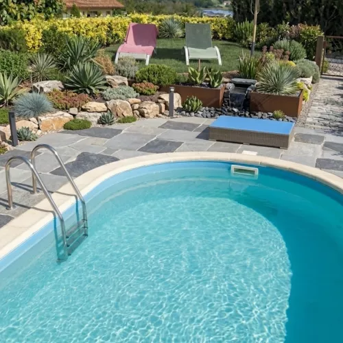 Swim & Fun Nedgravet Pool 800x400x150cm Oval