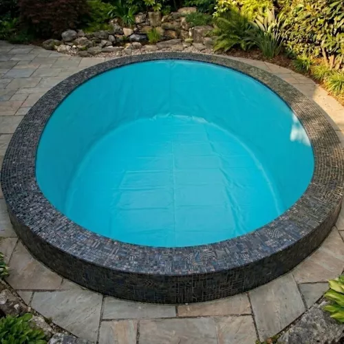Swim & Fun Liner Hanging 0.6mm Poolliner For Inground 800x400x120cm Oval Pool