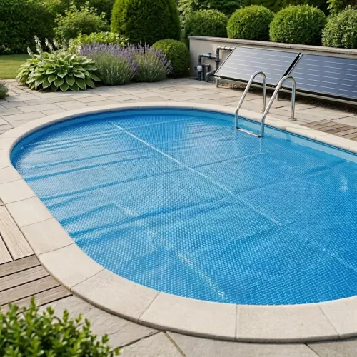 Swim & Fun Poolcover Summer 200μm 490x360cm For Oval Pool