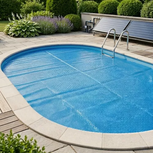 Swim & Fun Poolcover Summer 200μm 610x375cm For Oval Pool