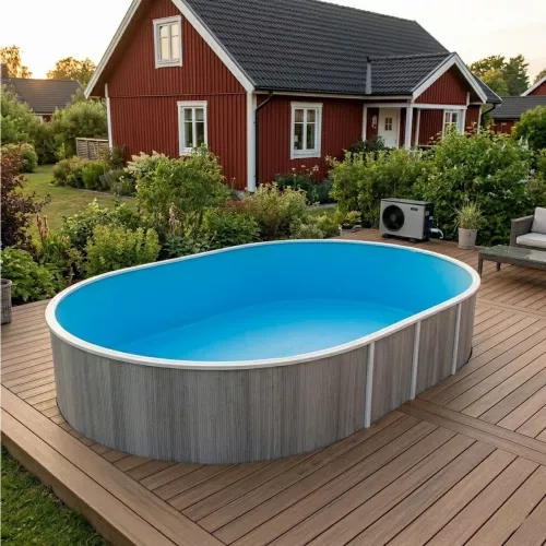Swim & Fun Poolliner Overlay 0.4mm For Freestanding 490x360x120cm Oval Pool