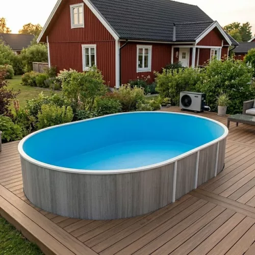 Swim & Fun Poolliner Overlay 0.4mm For Freestanding 510x300x132cm Oval Pool