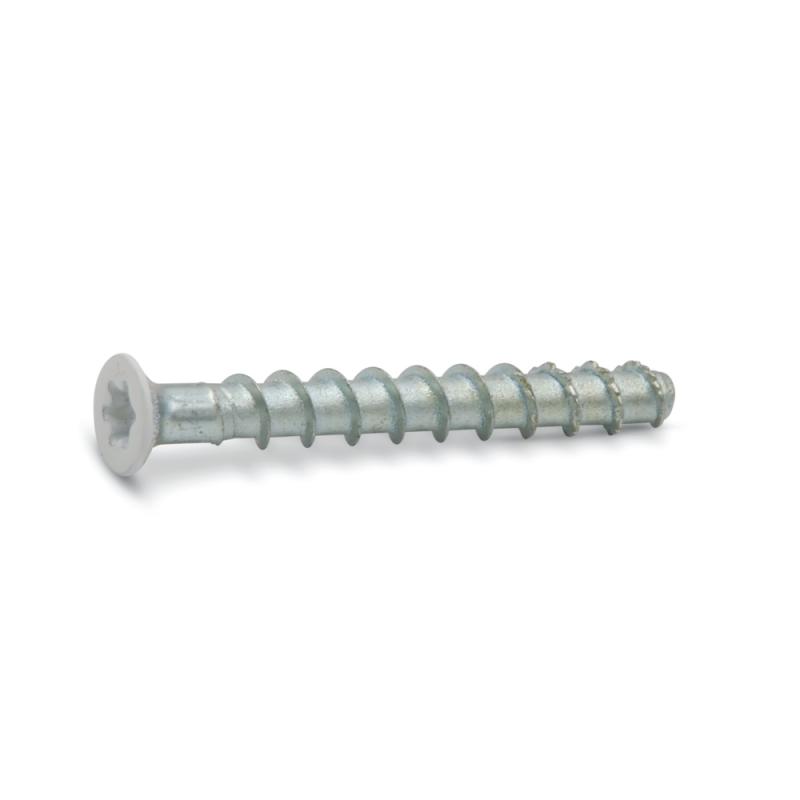 Listskruv Betong 5,0, 100st, Fast (40 mm, Vit)
