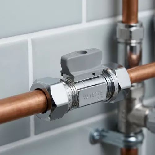 Vatette Ball Valve Straight 12x10mm With Knob
