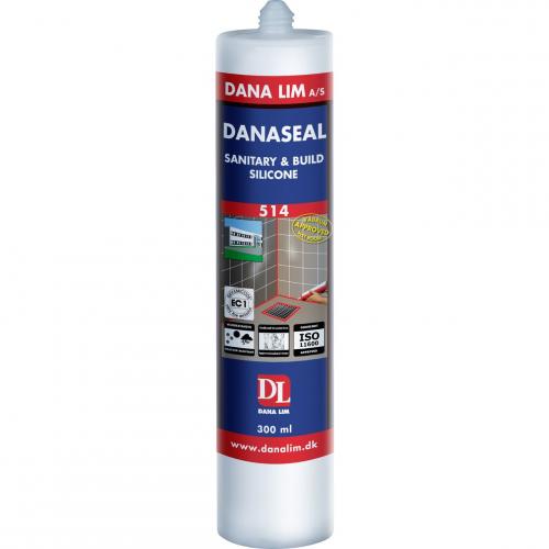 Våtrumssilikon Sanitetssilikon svart 300ml