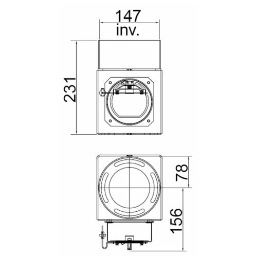 Rökrör Uppåt Med Sot- och Draglucka