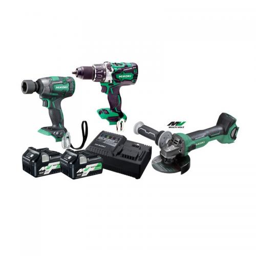 Hikoki Industripaket 18V/36V, 3 maskiner, 68000548