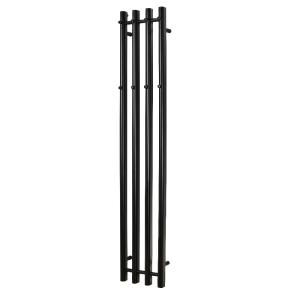 Vega Towel Warmer 1420x257mm, Matt Black, Kriss