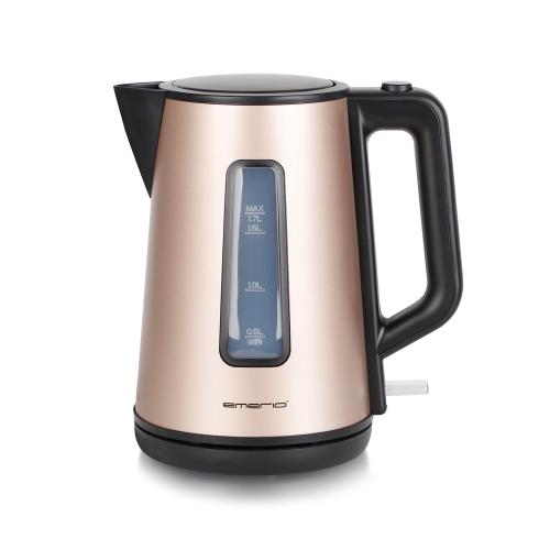 Elkedel 2200W 1,7L Guld Emerio