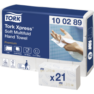Tork Xpress (100289) Mjuk Multifold Handduk Premium H2