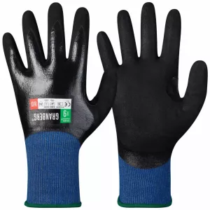 593, Ultralätta, heldoppade skärskyddshandskar i nitril