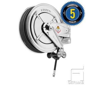 15m-1/2" rostfri slangupprullare Luft/Vatten, RAASM