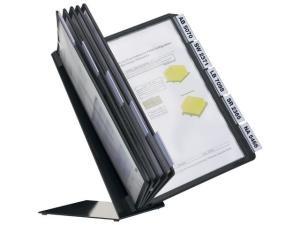 Bordsställ VARIO A4 med 10 ramar svart