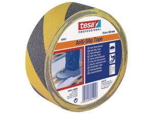 Halkskyddstejp TESA 50mmx15m gul/svart