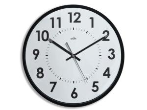 Väggur CEP Silent Ø30cm svart