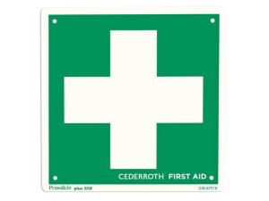 Första Hjälpen-skylt CEDERROTH