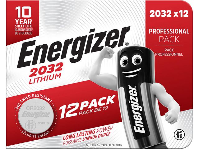 Batteri ENERGIZER Lithium CR2032 12/fp