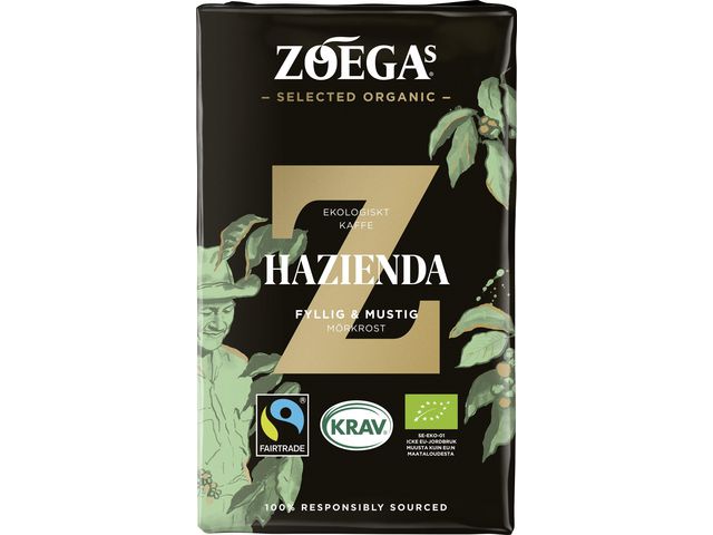 Kaffe ZOÉGAS Hazienda ekologiskt 450g