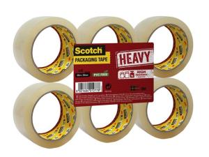 Packtejp SCOTCH Heavy 50mmx66m klar 6/fp