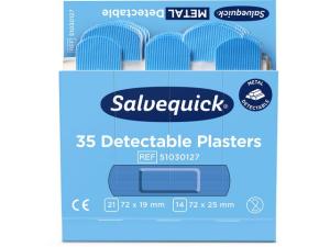 Plåster Detectable refill blå 35/fp