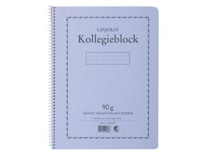 Kollegieblock A4 90g 70bl linj TF
