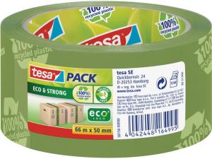 Packtejp TESA Eco Str.50mmx66m grön logo