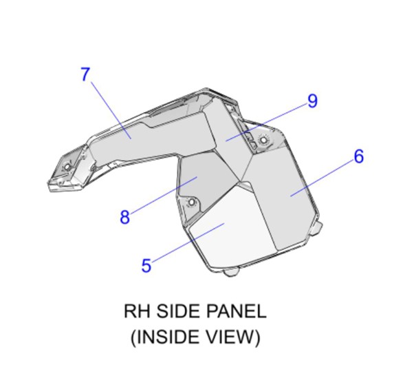 K-Side Panel Rh Foam Polaris