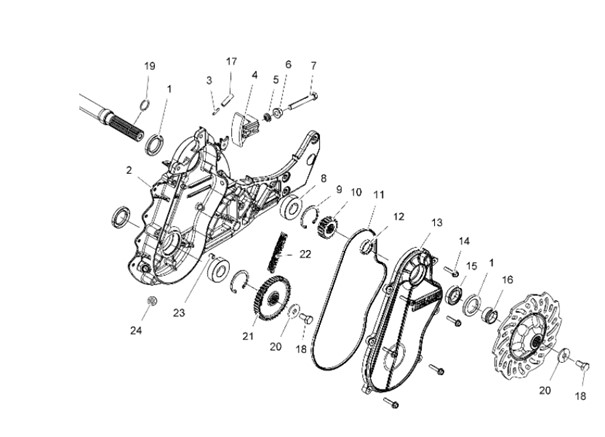 Packning växellåda Polaris