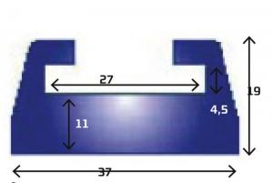 Slides BRP Svarta 142cm