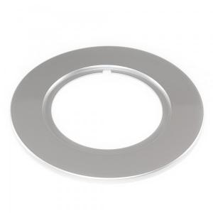 Rotiform täckplatta LAS-R Silver