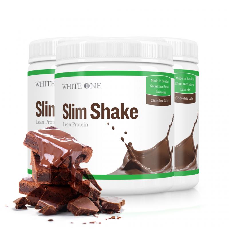 Slim Shake® Protein Pulver - Chocolate Cake (3 Burkar)