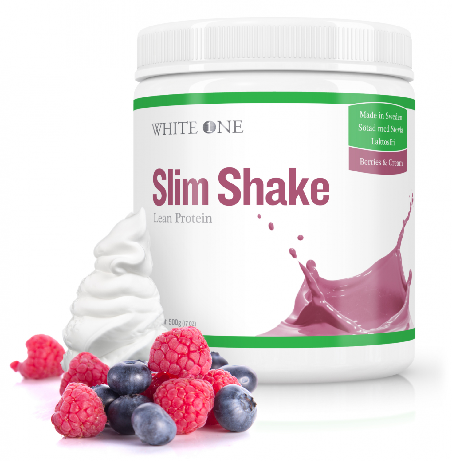 Slim Shake® Protein Pulver - Berries & Cream