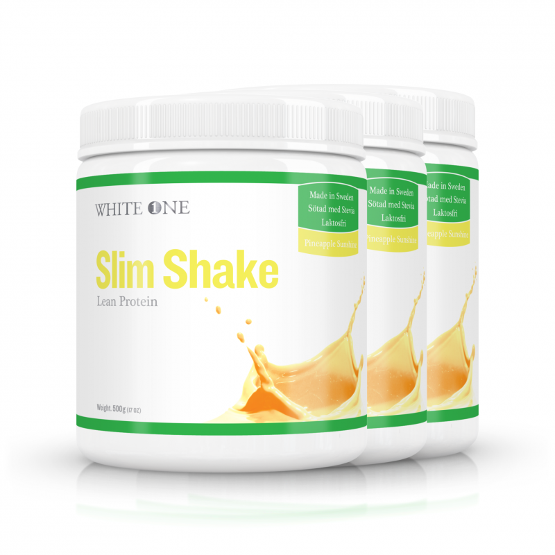 Slim Shake® Protein Pulver - Pineapple Sunshine (3 Burkar)