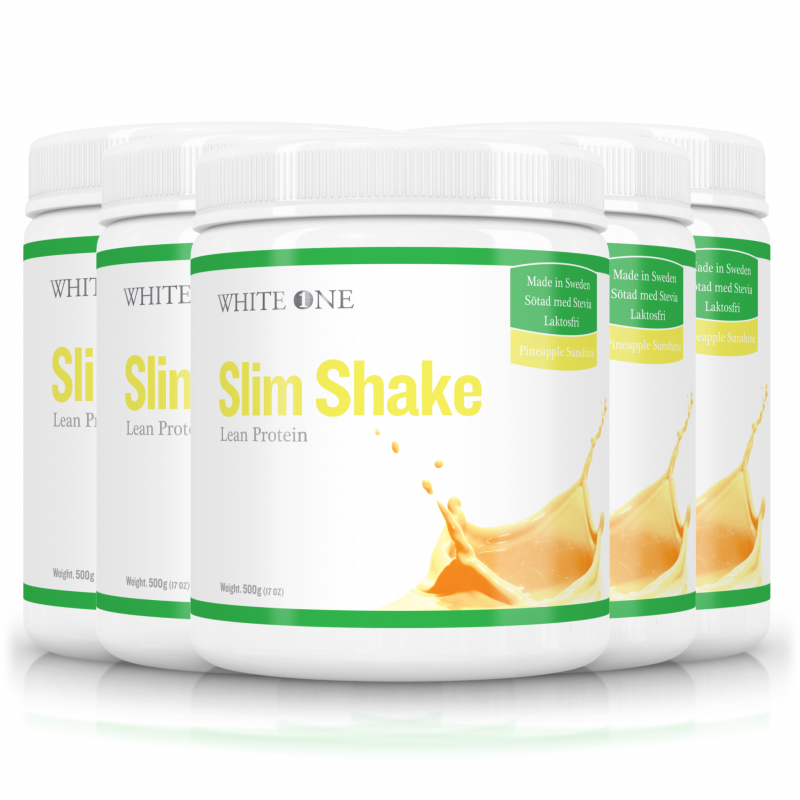 Slim Shake® Protein Pulver - Pineapple Sunshine (6 Burkar)