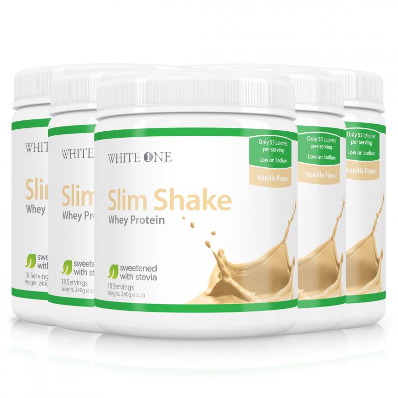 Slim Shake® Protein Pulver - Madagascar Vanilla (6 Burkar)