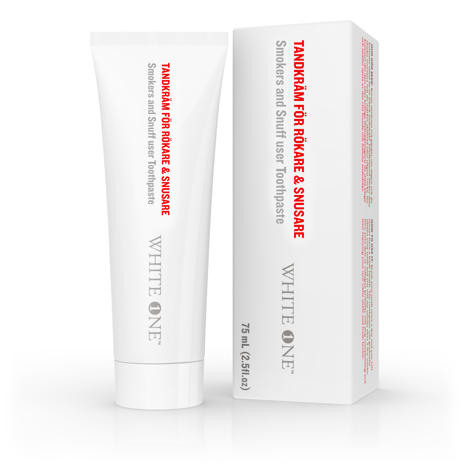 Toothpaste for Smoker and Snuff users