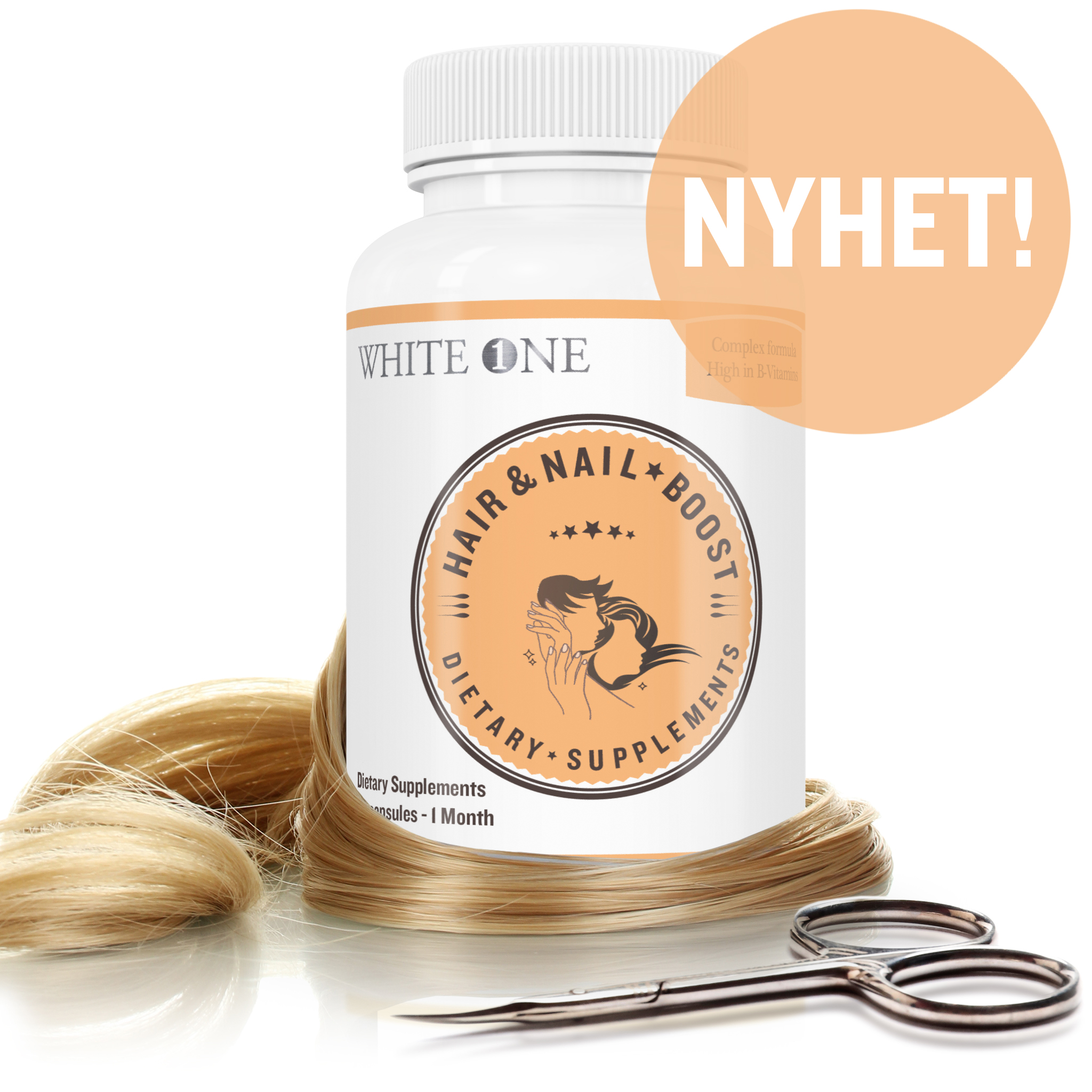 Hair Nail Booster Supplement For Thicker Hair And Stronger Nails