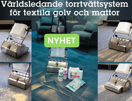 Carpet Cleaner det unika och mest hållbara sättet att tvätta textila golv och möbler!