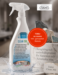 Golvstädpaket inkl produkter för natursten & keramik