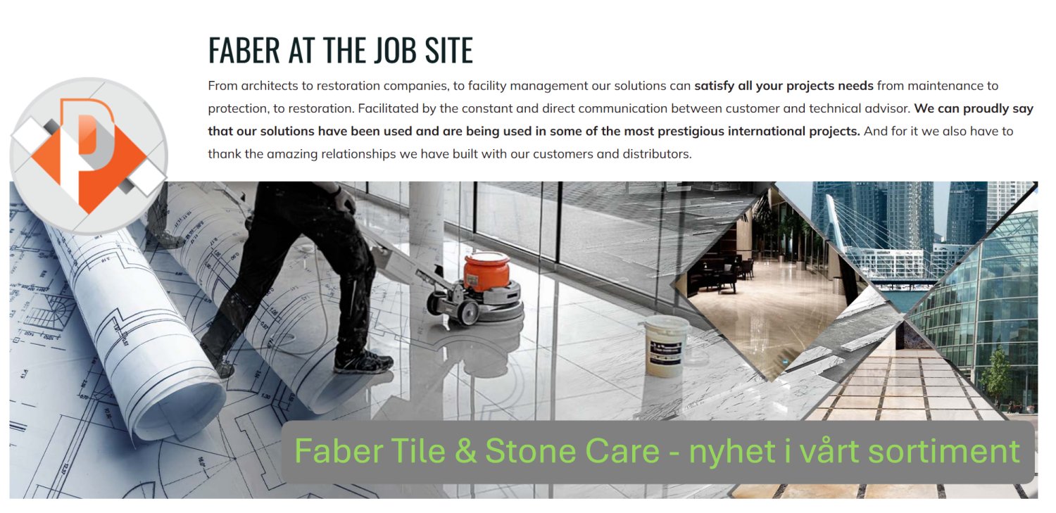 Distributör för Faber Tile & Stone Care