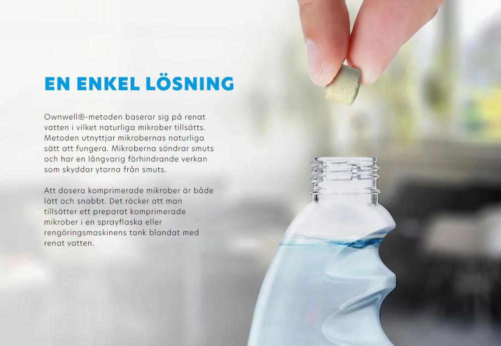 Ownwell bioteknisk städning i vardagen