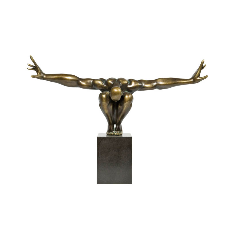 Skulptur Atlet brons 75 cm