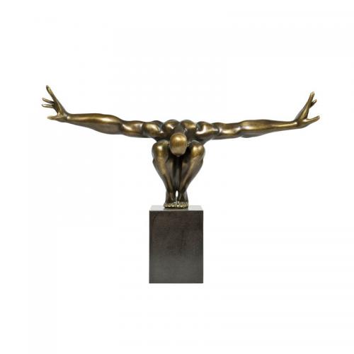 Skulptur Atlet brons 75 cm