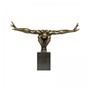 Skulptur Atlet brons 75 cm