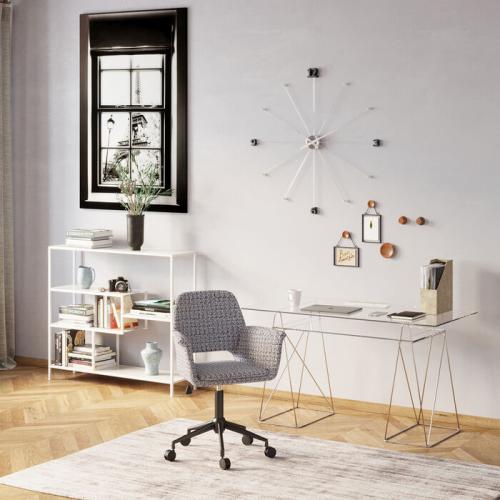 Väggklocka Umbrella, Krom Ø 100cm